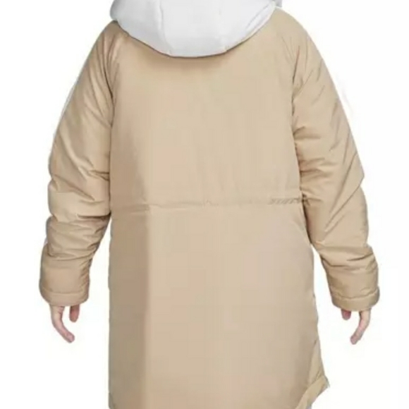 Nike Women's Sportswear Essential Trench Jacket. Tan Color. Size 1X. - Picture 8 of 15